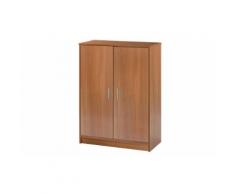 Scarpiera Zola 2 ante Castagno - 75 x 36 x h101 cm