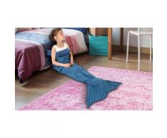 1x Coperta coda di sirena per bambini - Blu
