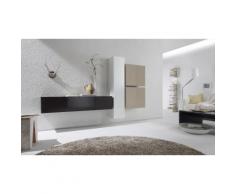 Parete Soggiorno Boost 2 - Bianco/antracite/corda