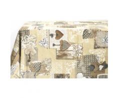 Centro tavola 90 x 90 cm - Beige