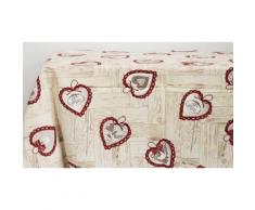 Centrotavola - 90 x 90 cm - Ortles bordeaux