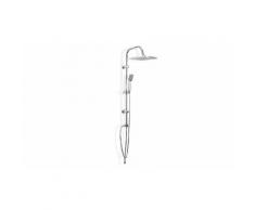 Colonna doccia in acciaio inox cromato 25 x 25 cm