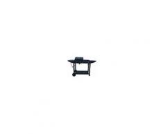 Arredo Giardino Barbecue A Gas Da Giardino Con Fornello Laterale E Piastra In Pietra Lavica Con Coperchio Er8206c-1