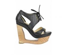 Sandali Wanda con zeppa scultura