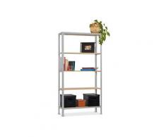 Scaffalatura leggera 80x30x180cm portata 100kg