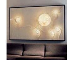 ines artdesign Quadro luce Lunar dance 2 - Cornice bianca