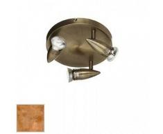 ideal lux Plafoniera ALFA PL3 - Ottone Satinato