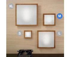 linea light Lampada Frame legno e metallo M - Ciliegio
