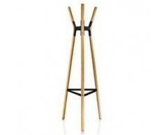 MAGIS appendiabiti STEELWOOD COAT STAND (Nero - Faggio naturale / acciaio verniciato)