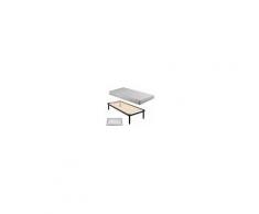 Neoplano Kit Letto Singolo Rete A Doghe e Materasso + Guanciale