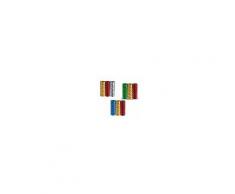 CARNIVAL TOYS S.R.L. 3 Rotoli Stelle Filanti Metalizzate