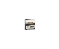 Isola buffet espositore Caldo per Gastronomia TecFrigo Temperatura +30°/ + 120°C - 2 Piastra Potenza Piastre in Vetroceramica 1200 W Modello PROXIMA 4 M HOT