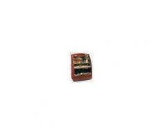 Espositore murale Buffet espositore refrigerato TecFrigo Refrigerazione statica Struttura in legno Vano refrigerato vini Temperatura superiore °C +4/+10 Temperatura vano refrigerato °C +5/+11 Potenza W1080 Dim. L1424xP797xH1994 Mod. BELLAVISTA