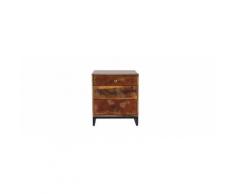 Comodino in legno riciclato MADRAS
