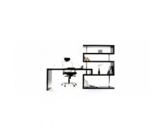 Scrivania design laccata nera T-MAX