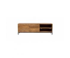 Mobile TV industriale legno di mango e metallo YPSTER