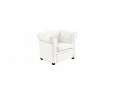 Poltrona da bambino BABY CHESTERFIELD bianca