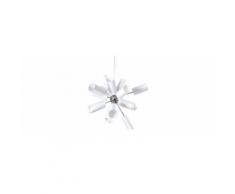 Lampada a sospensione design bianca TYCIA