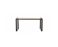 Scrivania design industriale legno massiccio INDUSTRIA