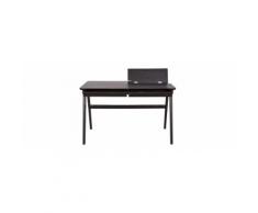 Scrivania design nero 2 cassetti FEMOS