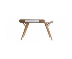 Scrivania design 120cm frassino KYOTO