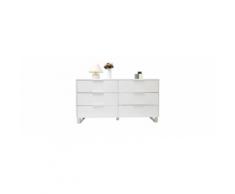 Como design laccato bianco HALIFAX