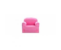 Poltrona da bambino convertibile rosa NOA