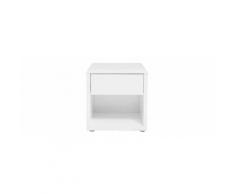 Comodino design laccato bianco ELIAH
