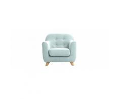 Poltrona per bambino scandinavo verde acqua NORKID