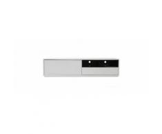 Mobile TV design MDF bianco e nero 180cm ARTY
