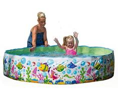 Happy People 77728 scosceso Piscina, da Parete Multicolore