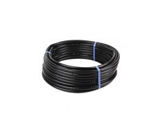 Zanvic - Tubo di irrigazione (Goccia) 50 m x ø 16 mm, gocciolamento Ogni 33 cm, Nero ZA337