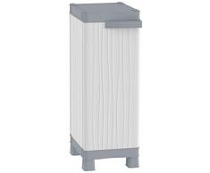 TERRY Base 350 UW Armadio Basso a Colonna in Plastica, Grigio, 35 x 43.8 x 97.6 cm