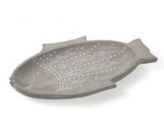 Villa DEste Home Tivoli Mare Piatto Pesce, Terracotta