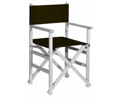 Aranaz 1547 - Poltrona dritta pieghevole, colore: Bianco