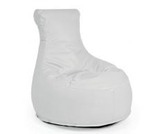 Relaxdays 10020368/_49 Pouf Contenitore//Poggiapiedi Lino Bianco 38x38x38 cm