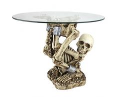 Design Toscano CL2978 Tavolino Scheletro Contorsionista, 28x35.5x43 cm