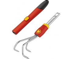 Wolf-Garten 71AIA001650 LA-M Mini Coltivatore, Rosso/Argento, 15x13x29.6 cm