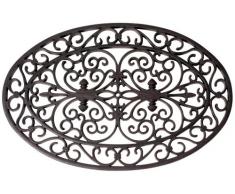 Esschert Design zerbino in Gomma, Ovale 70 x 46, rb05, Gomma, 70 x 44 x 1,5 -