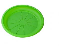 Hobby&Style 15775.0 Sottovaso per Vaso Rattan, Verde, 36x36x5 cm