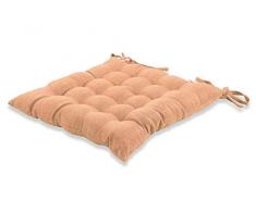 Galileo Casa 2196721 Cuscino Sedia 40x40cm Pastello Arancione, Arancio