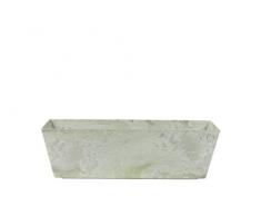 Scatola balcone Artstone, fioriera Ella, resistente al gelo e leggera, eucalipto, 55x17x17 cm, 135666