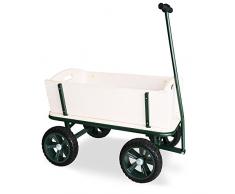 HABAU - Kira, Carrello a Mano da Giardino, Colore: Verde