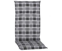 greemotion Almeria Cuscino per Sedia a Schienale Alto, Grigio