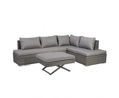 greemotion Luiza Set di mobili da Giardino, Grigio