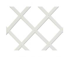 Intermas Celosia - Graticcio pieghevole, 1 x 2, colore: Bianco