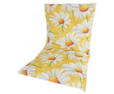 beo BE123 Ascot NL - Cuscino con Bordi per Sedia a Schienale Basso, Spessore 7 cm, 52 x 100 cm