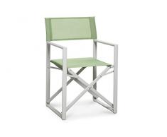Best Migliore 47172302 Sedia Direttore Messina, Crema/Verde Chiaro