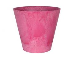 Artstone Vaso da Fiori, per Piante Claire, Resistente al Gelo e Leggero, Rosa, 27x24cm