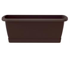 Prosper Plast ise800p-r222 78.6 x 18.4 x 14.5 cm Espana Balcone di Set con Supporto – Marrone (Pezzi)